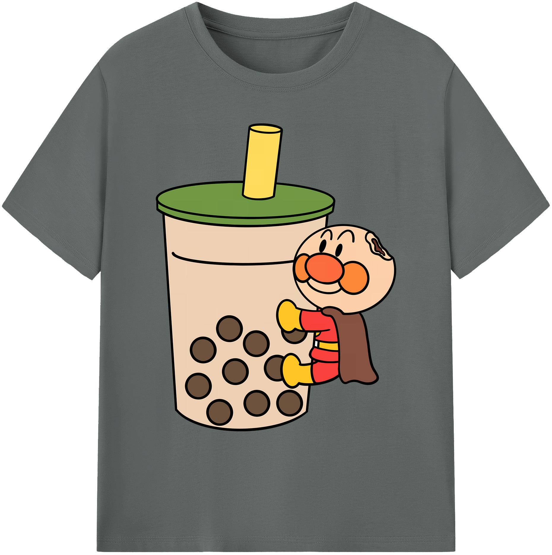 （画像用） アンパンマン Anpanman 綿100％ メンズ半袖Tシャツ｜肌触りやわらか＆通気性